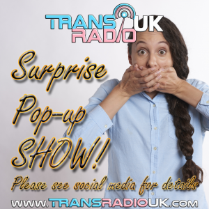 Surprise Pop Up Show Picture of lady with one side plait with hands over her mouth in surprise