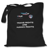 trans rights are human rights tote bag
