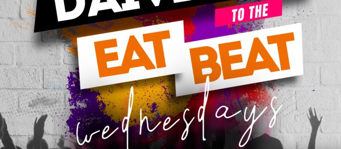 Text says: Daividh' Eat to the beat
